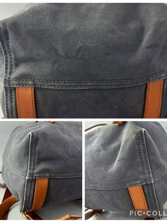 Madewell The Canvas Somerset Backpack in Black Sea